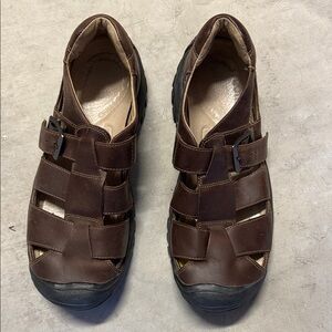 KEEN men's leather fisherman sandals Sz 11.5
